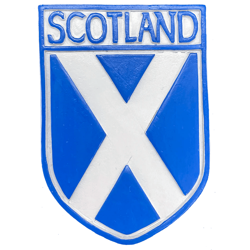 Scottish Polyresin Fridge Magnets – Fun Souvenirs with Iconic Designs - Heritage Of Scotland - Saltire
