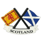 Scottish Polyresin Fridge Magnets – Fun Souvenirs with Iconic Designs - Heritage Of Scotland - Scotland Crossflags