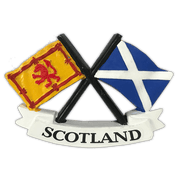 Scottish Polyresin Fridge Magnets – Fun Souvenirs with Iconic Designs - Heritage Of Scotland - Scotland Crossflags
