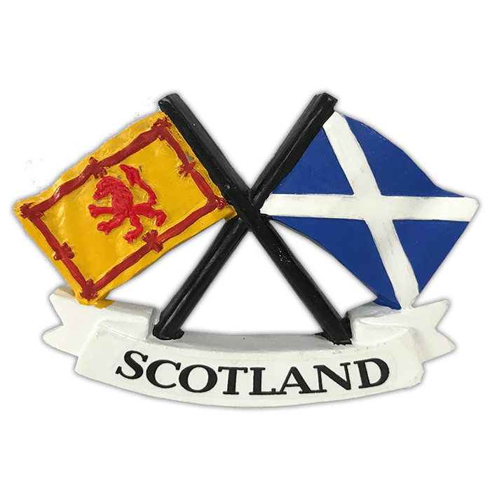 Scottish Polyresin Fridge Magnets – Fun Souvenirs with Iconic Designs - Heritage Of Scotland - Scotland Crossflags
