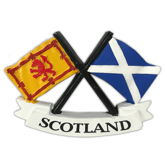 Scottish Polyresin Fridge Magnets – Fun Souvenirs with Iconic Designs - Heritage Of Scotland - Scotland Crossflags