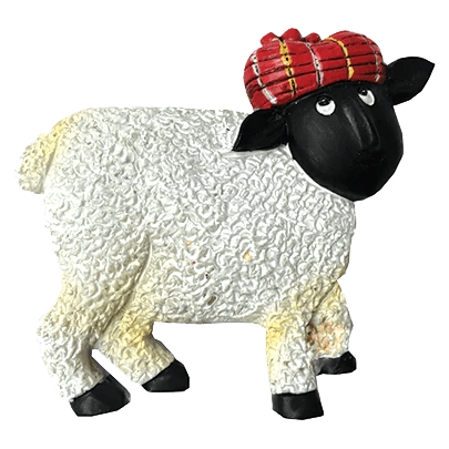 Scottish Polyresin Fridge Magnets – Fun Souvenirs with Iconic Designs - Heritage Of Scotland - Sheep