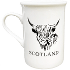 Scottish Porcelain Mugs – Highland Cow, Nessie, Tartan, Stag & More - Heritage Of Scotland - Highland Coo