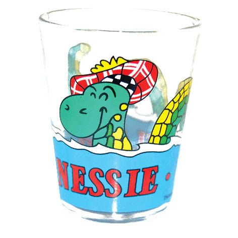 Scottish Shot Glasses – Saltire, Nessie, Piper, Coo & More - Heritage Of Scotland - Nessie