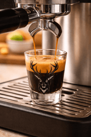 Scottish Stag Shot Glass – Versatile Glass Cup for Drinks, Kitchen & Home Use - Heritage Of Scotland - 