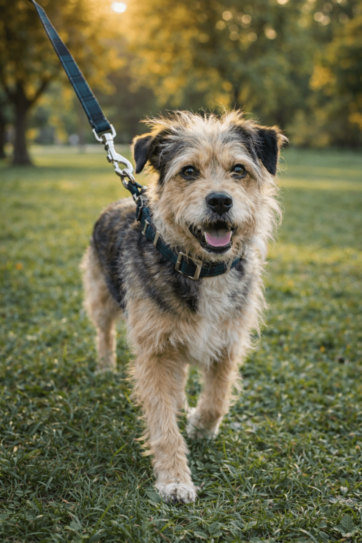 Scottish Tartan Dog Collar & Lead Set – Highland Walks - Black Watch - Heritage Of Scotland - Small