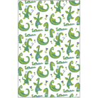 Scottish Tea Towels – 100% Cotton | Coo, Nessie, Stag, Map & More (45x70cm) - Heritage Of Scotland - Nessie Collage