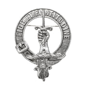 Shaw Clan Badge, Kilt Pin, Lapel Pin, Cufflinks, Keyring/Key Fob & Gift Set — Fine Pewter by Art Pewter — Made in Scotland (Shiny Finish) - Heritage Of Scotland - Badge