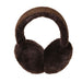 Sheepskin Earmuffs Coffee Herringbone - Heritage Of Scotland - COFFEE HERRINGBONE