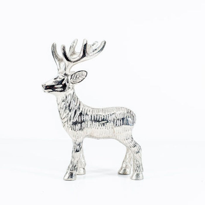 Silver Highland Stag Large - Heritage Of Scotland - SILVER