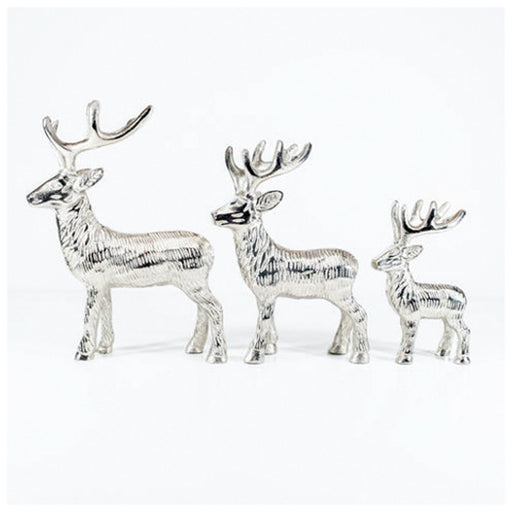 Silver Highland Stag Large - Heritage Of Scotland - SILVER