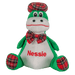 Sitting Nessie Plush – 23cm Soft Toy with Tartan Bow, Feet & Hat - Heritage Of Scotland - 23cm