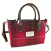 Small Tote Bag With Shoulder Strap Brora Deep Pink Tartan - Heritage Of Scotland - DEEP PINK TARTAN