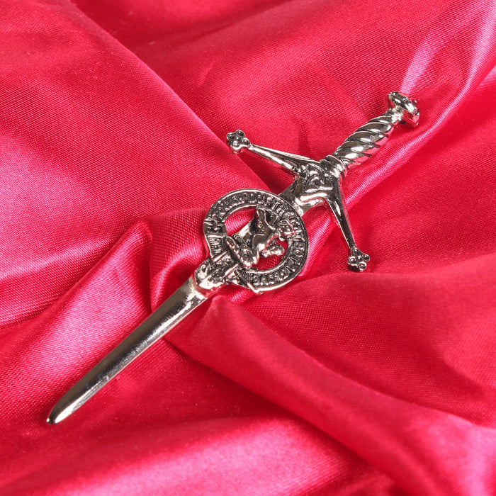 Smith Clan Badge, Kilt Pin, Lapel Pin, Cufflinks, Keyring/Key Fob & Gift Set — Fine Pewter by Art Pewter — Made in Scotland (Shiny Finish) - Heritage Of Scotland - Kilt Pin