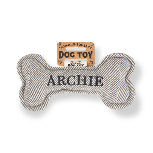 Squeaky Bone Dog Toy Archie - Heritage Of Scotland - ARCHIE