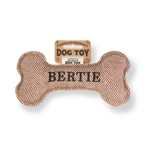 Squeaky Bone Dog Toy Bertie - Heritage Of Scotland - BERTIE