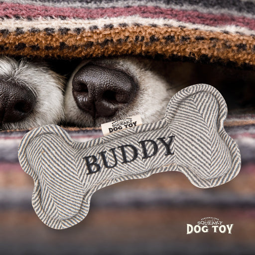 Squeaky Bone Dog Toy Buddy - Heritage Of Scotland - BUDDY