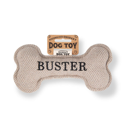 Squeaky Bone Dog Toy Buster - Heritage Of Scotland - BUSTER