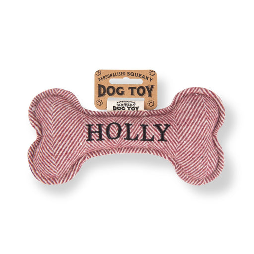 Squeaky Bone Dog Toy Holly - Heritage Of Scotland - HOLLY