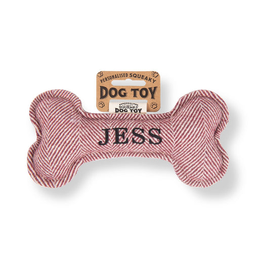 Squeaky Bone Dog Toy Jess - Heritage Of Scotland - JESS