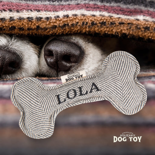 Squeaky Bone Dog Toy Lola - Heritage Of Scotland - LOLA