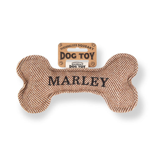 Squeaky Bone Dog Toy Marley - Heritage Of Scotland - MARLEY