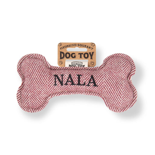 Squeaky Bone Dog Toy Nala - Heritage Of Scotland - NALA