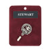 Stewart Clan Badge, Kilt Pin, Lapel Pin, Cufflinks, Keyring/Key Fob & Gift Set — Fine Pewter by Art Pewter — Made in Scotland (Shiny Finish) - Heritage Of Scotland - Lapel Pin