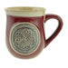 Stoneware Mug Celtic Circle – Scottish Inspired Mug Gift - Heritage Of Scotland - Red