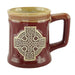 Stoneware Mug Celtic Cross – Traditional Scottish Mug - Heritage Of Scotland - Red