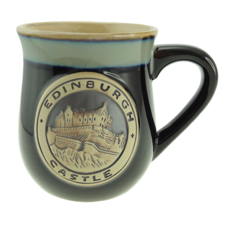 Stoneware Mug with Loch Ness Monster – Novelty Scottish Mug - Heritage Of Scotland - Black