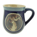 Stoneware Mug with Stag Illustration – Giftable Ceramic Mug - Heritage Of Scotland - Blue