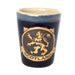 Stoneware Shot Cup with Lion Rampant and Scotland Banner – Scottish Gift - Heritage Of Scotland - Blue
