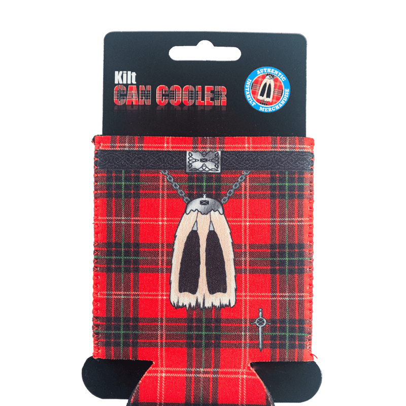 Sunny Scotland Can Cooler – Neoprene Sleeve with Instakilt Design - Heritage Of Scotland - Instakilt