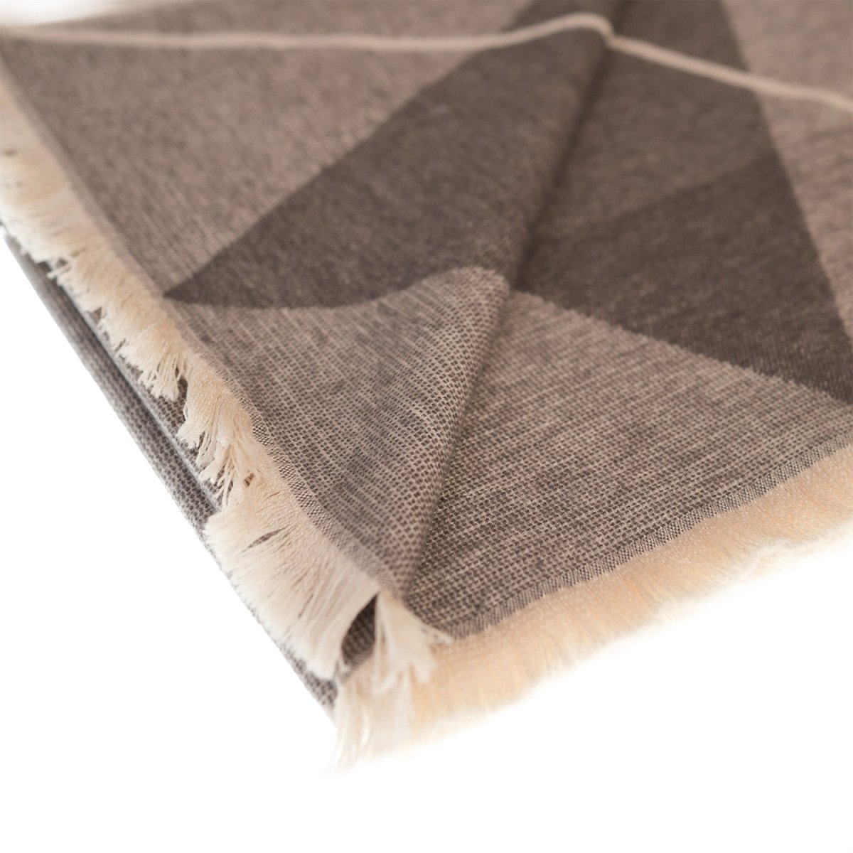 Super Soft Argyle Stole – Lightweight Luxury Wrap Scarf for Everyday Style - Heritage Of Scotland - STEEPLE GREY/WHISPER WHITE