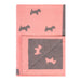 Supersoft Plain Scotty Dog Scarf - Heritage Of Scotland - PINK/GREY