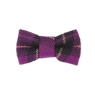 Tartan Bow Hair Clips – Set of 4 in Red, Purple, Green, or Pink Tartan - Heritage Of Scotland - Purple