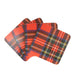 Tartan Coasters Set 4 - Heritage Of Scotland - N/A