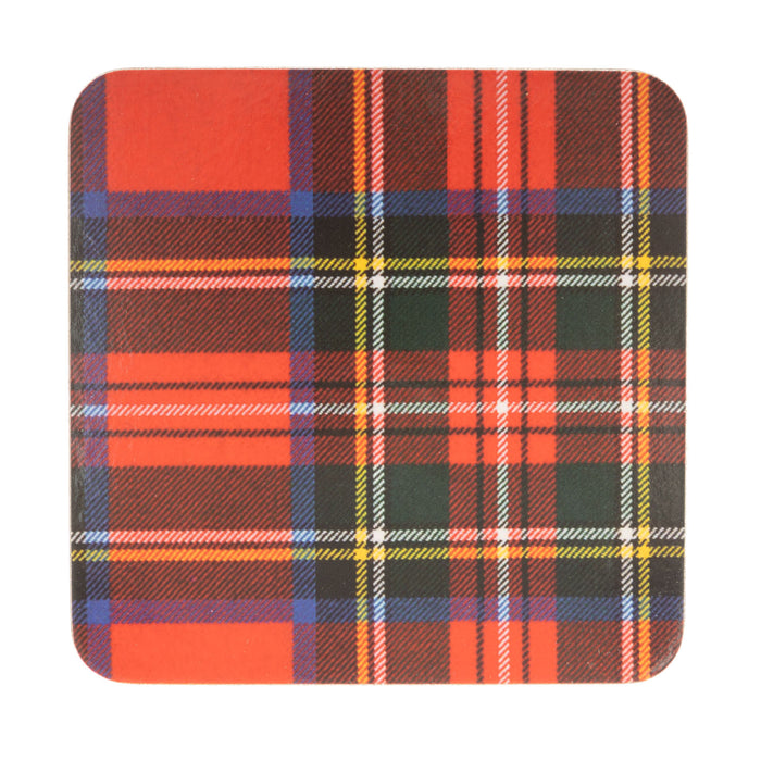 Tartan Coasters Set 4 - Heritage Of Scotland - N/A