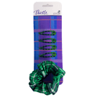 Tartan Hair Accessories Set – Scrunchie & Clips in Royal Stewart or Blackwatch - Heritage Of Scotland - Black Watch