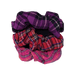 Tartan Hair Scrunchies – Set of 3 Assorted Scottish Tartan Designs - Heritage Of Scotland - Multicolour