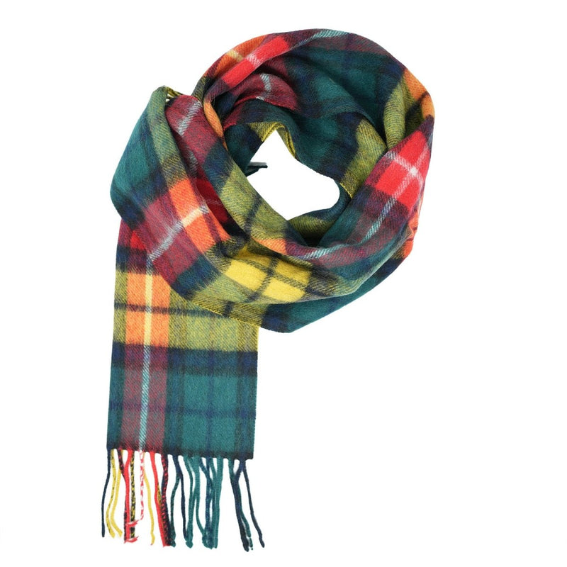 Tartan of Scotland 100% Pure New Wool Clan Scarf - Buchanan - Heritage Of Scotland -