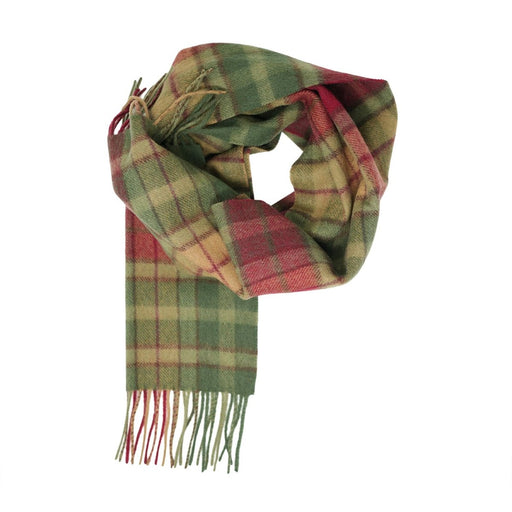 Tartan of Scotland 100% Pure New Wool Clan Scarf - Buchanan Autumn - Heritage Of Scotland -
