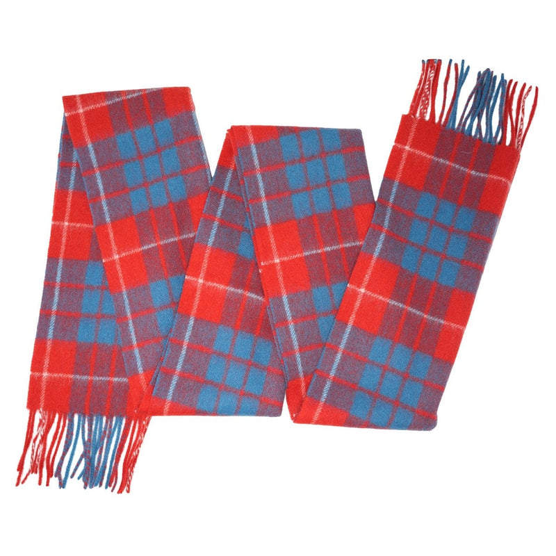 Tartan of Scotland 100% Pure New Wool Clan Scarf - Hamilton - Heritage Of Scotland -
