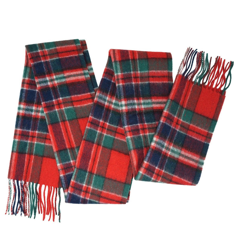 Tartan of Scotland 100% Pure New Wool Clan Scarf - MacFarlane - Heritage Of Scotland -