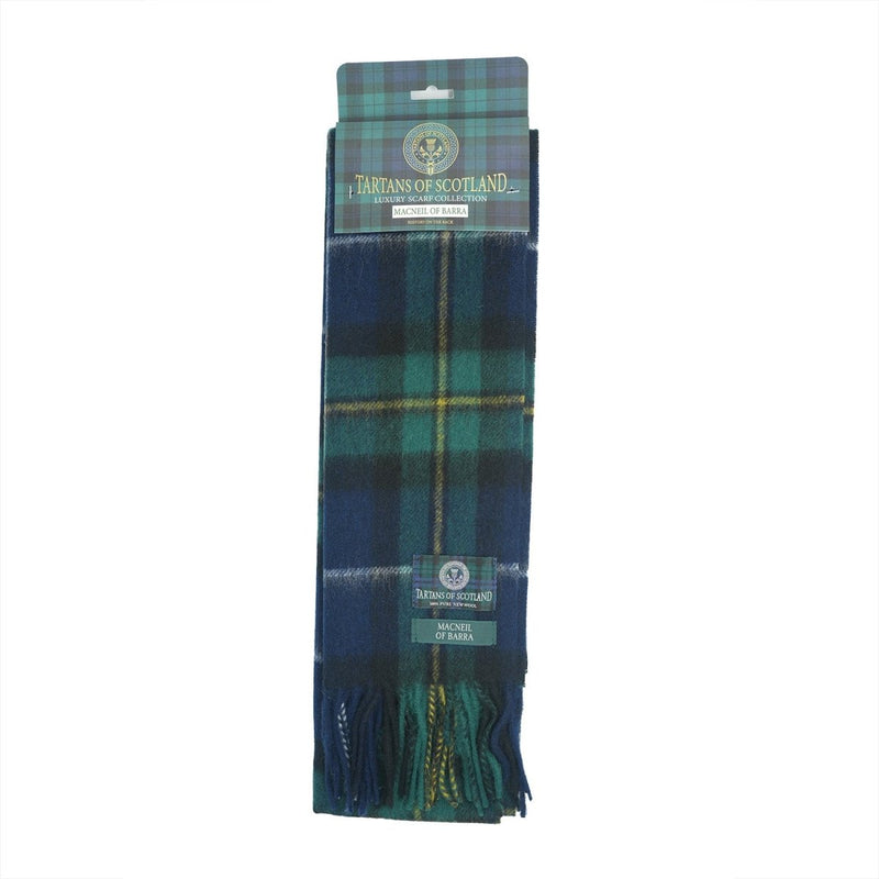 Tartan of Scotland 100% Pure New Wool Clan Scarf - MacNeil of Barra - Heritage Of Scotland -