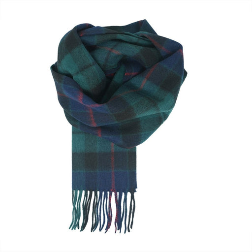 Tartan of Scotland 100% Pure New Wool Clan Scarf - Morrison Green - Heritage Of Scotland -
