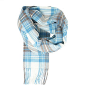 Tartan of Scotland 100% Pure New Wool Clan Scarf - Stuart Muted Blue - Heritage Of Scotland -