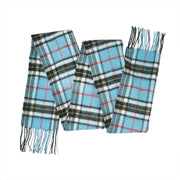 Tartan of Scotland 100% Pure New Wool Clan Scarf - Thomson Blue - Heritage Of Scotland -