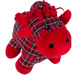 Tartan Plush Nessie or Highland Coo – 18cm Red & Tartan Soft Toy - Heritage Of Scotland - Highland Coo